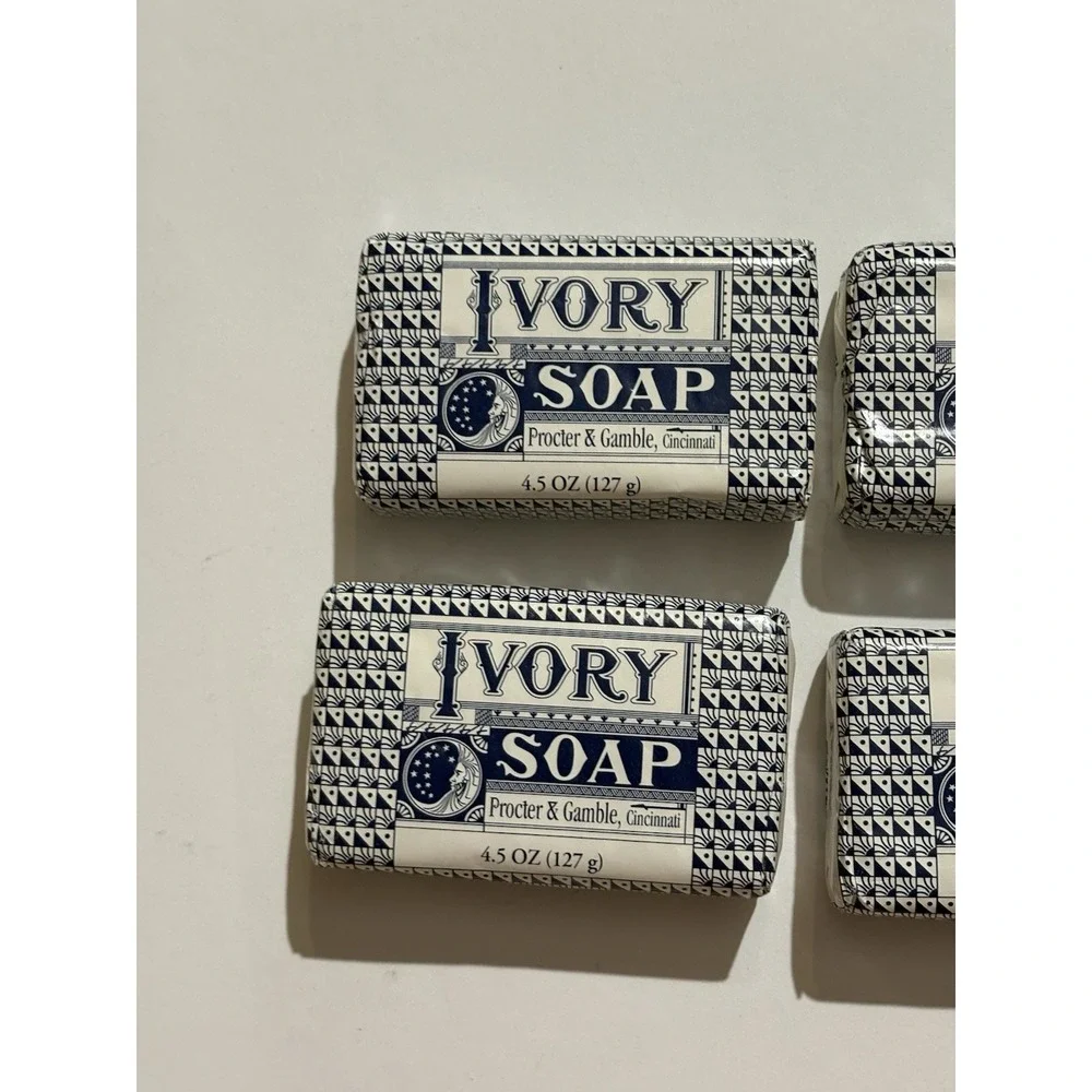 Lot of 4 Vintage Commemorative Ivory Soap Bars by Proctor & Gamble 2001 NOS